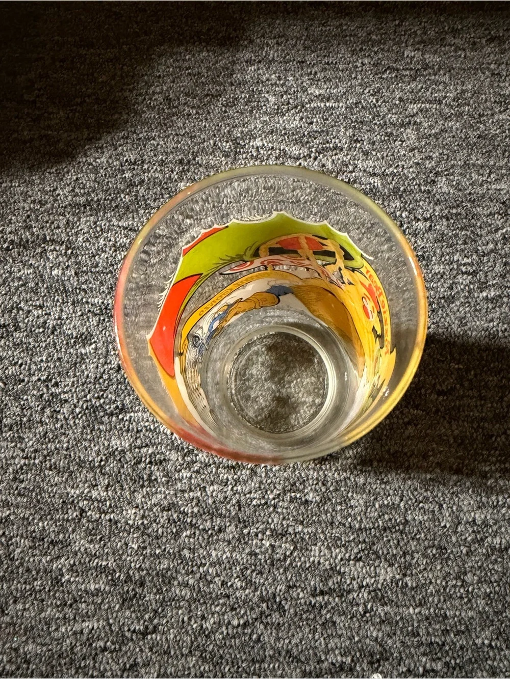 The Great Muppet Caper Vintage 1981 Promo Glass featuring Kermit the Frog
